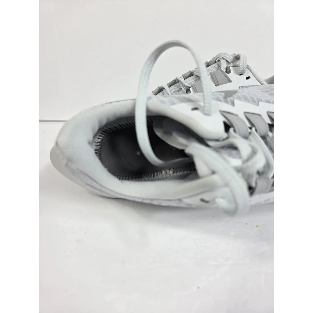 Nike Air Zoom Pegasus 37  WOMEN  9 White Silver Sneaker  ( NO INSOLES )